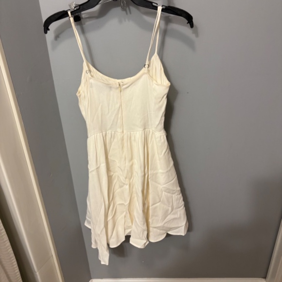 For Love And Lemons Cream Fringe Mini Dress XS - Picture 6 of 8